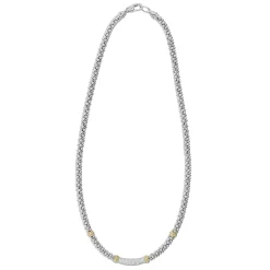 Caviar Necklaces<LAGOS Caviar Diamond Necklace | 5Mm