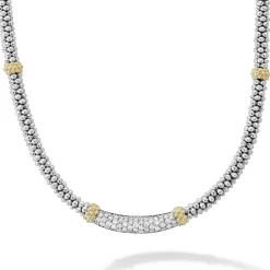 Diamonds<LAGOS Caviar Diamond Necklace | 3Mm