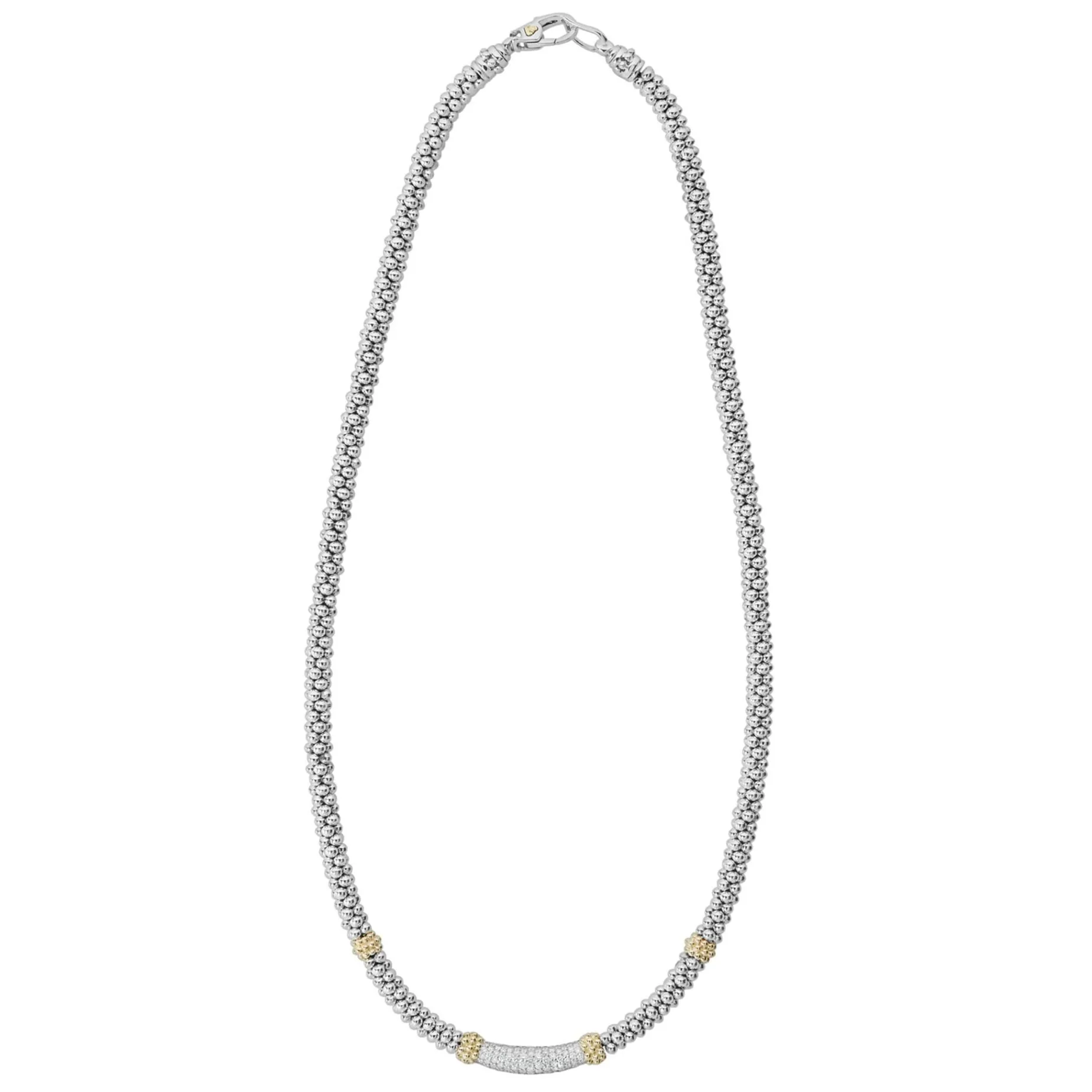 Diamonds<LAGOS Caviar Diamond Necklace | 5Mm