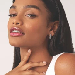 Hoop Earrings<LAGOS Caviar Huggie Earrings