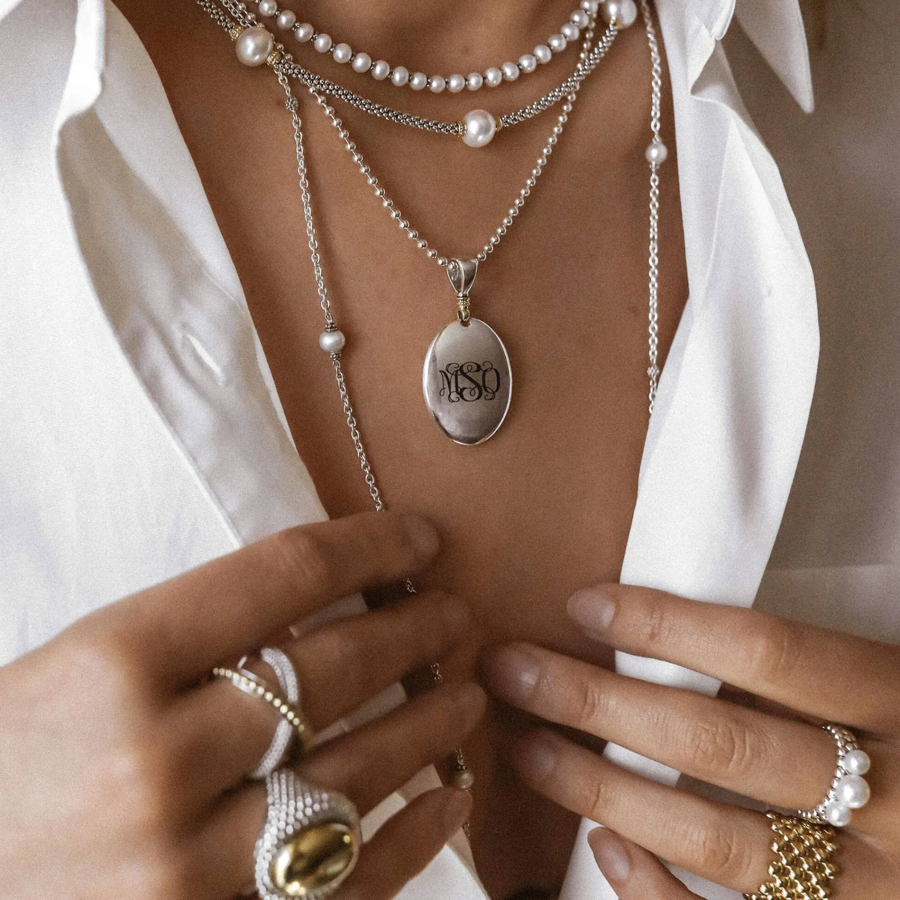 Caviar Necklaces<LAGOS Caviar Pearl Necklace