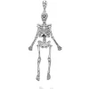 Silver<LAGOS Caviar Skeleton Pendant Necklace