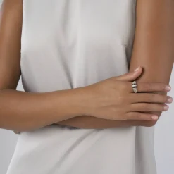 Diamonds<LAGOS Ceramic And Caviar Diamond Ring