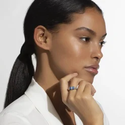 Diamonds<LAGOS Ceramic And Diamond Caviar Ring