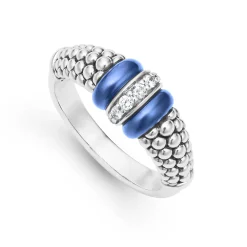 Caviar Rings<LAGOS Ceramic And Diamond Caviar Ring