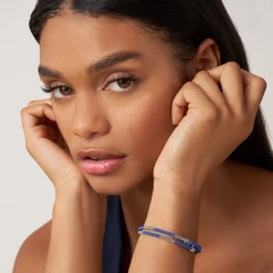 Silver<LAGOS Ceramic Beaded Wrap Bracelet