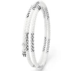 Silver<LAGOS Ceramic Beaded Wrap Bracelet