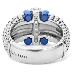 Caviar Rings<LAGOS Ceramic Caviar Diamond Ring