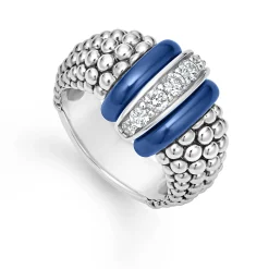 Diamonds<LAGOS Ceramic Caviar Diamond Ring