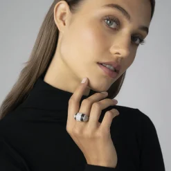 Diamonds<LAGOS Ceramic Caviar Diamond Statement Ring