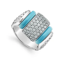 Diamonds<LAGOS Ceramic Caviar Diamond Statement Ring