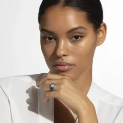 Diamonds<LAGOS Ceramic Diamond Stacking Ring