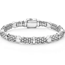 Silver<LAGOS Childs First Caviar Bracelet | 6Mm