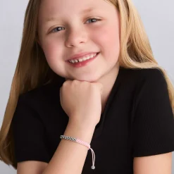 Silver<LAGOS Childs First Macrame Bracelet