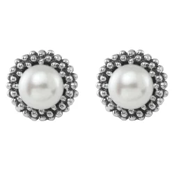 Pearl<LAGOS Childs First Pearl Earrings