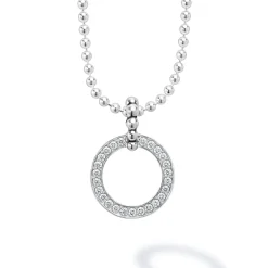 Diamonds<LAGOS Circle Diamond Pendant Necklace