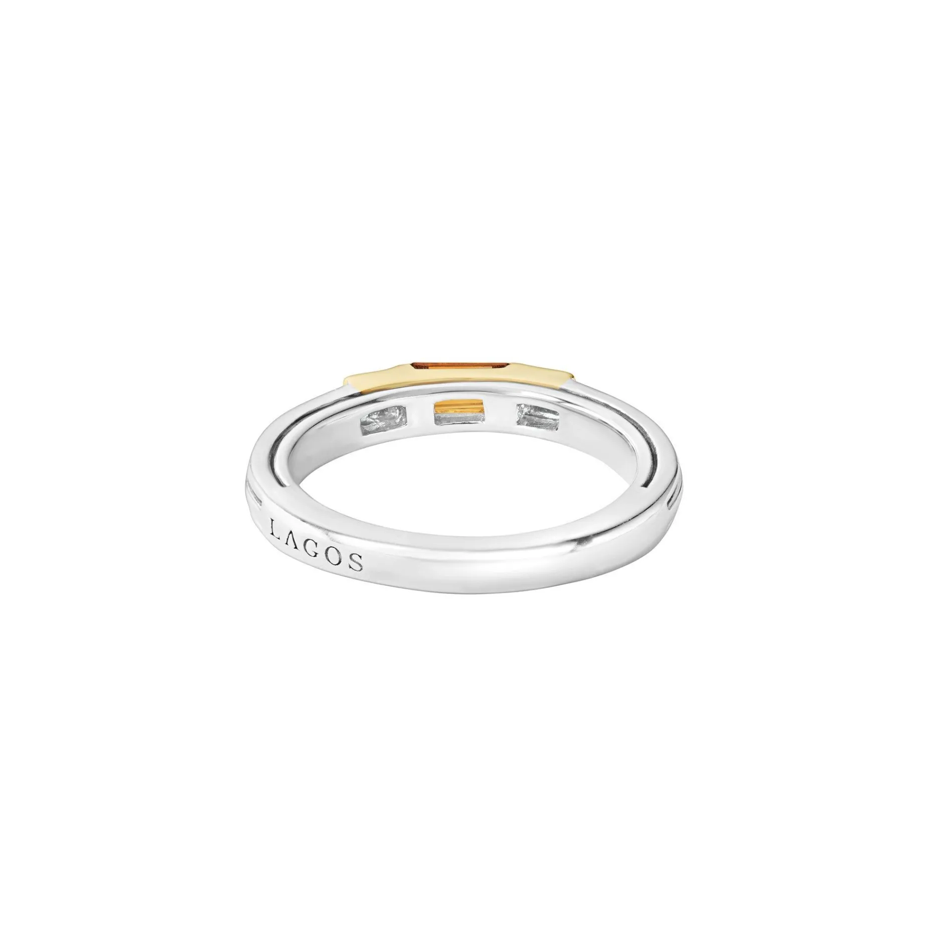 Stacking Rings<LAGOS Citrine And Diamond Stacking Ring