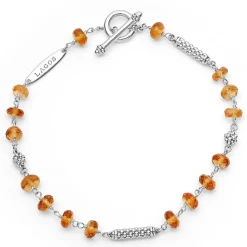 Gemstones<LAGOS Citrine Beaded Bracelet