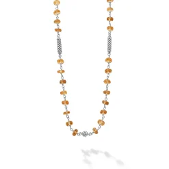Chains<LAGOS Citrine Beaded Necklace