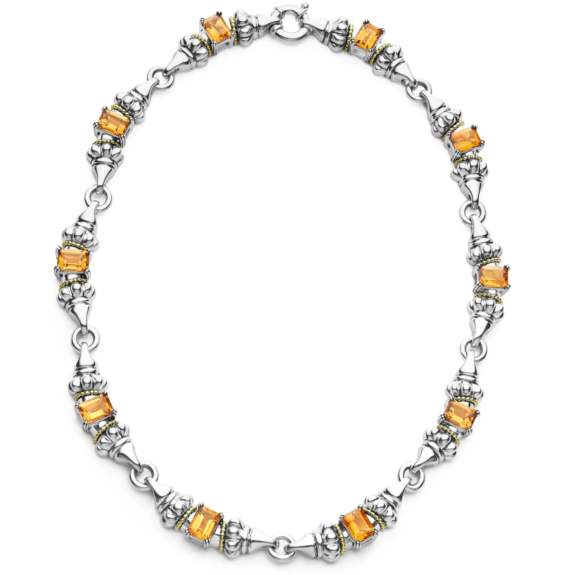 Gemstones<LAGOS Citrine Caviar Beaded Necklace