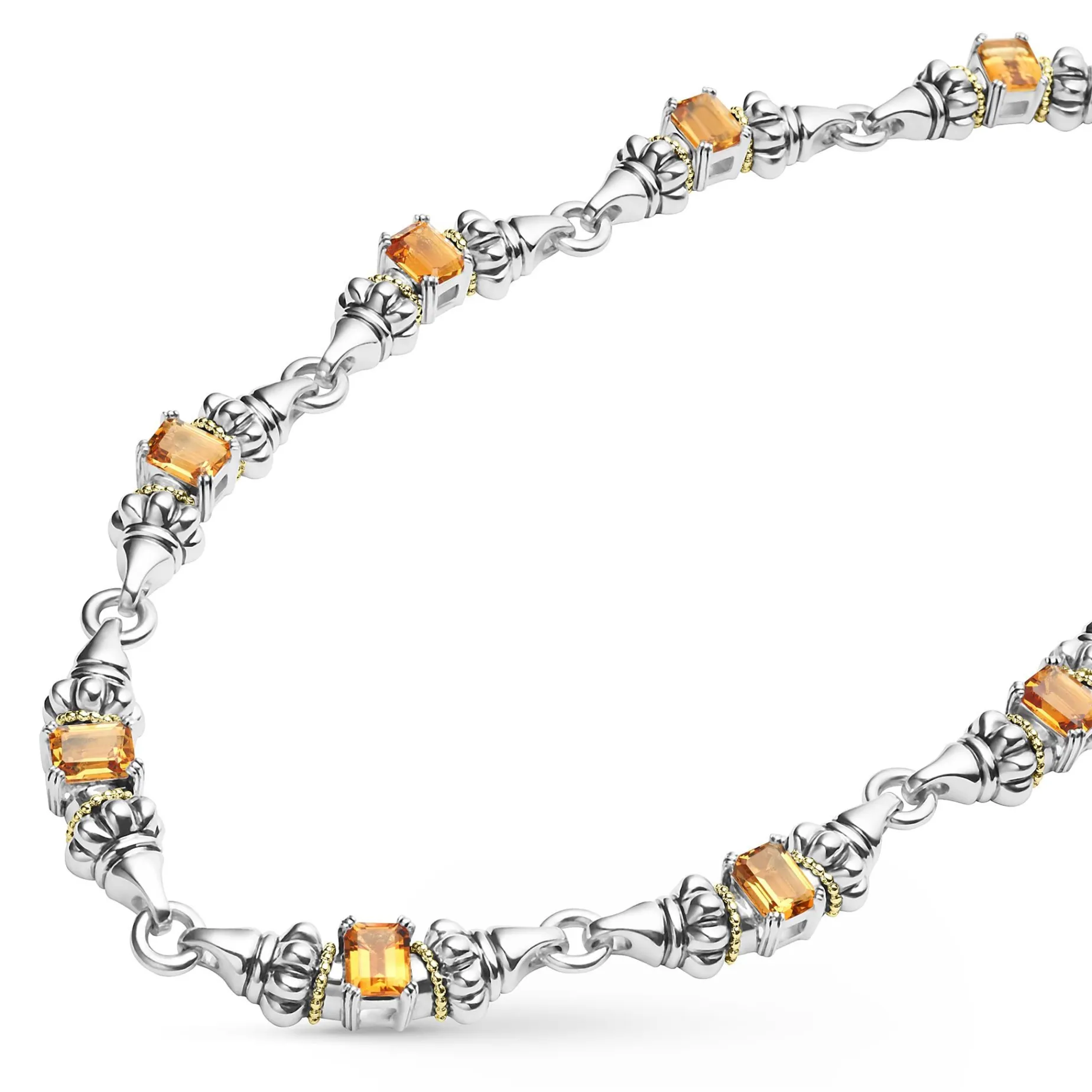 Gemstones<LAGOS Citrine Caviar Beaded Necklace