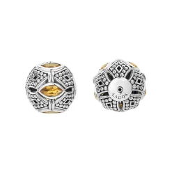 Gemstones<LAGOS Citrine Earring Backs