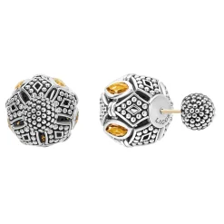 Gemstones<LAGOS Citrine Earring Backs