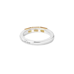 Gemstones<LAGOS Citrine Stacking Ring