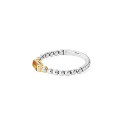 Stacking Rings<LAGOS Citrine Stacking Ring With Diamonds