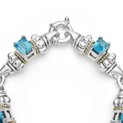 Gemstones<LAGOS Classic Swiss Blue Topaz Bracelet