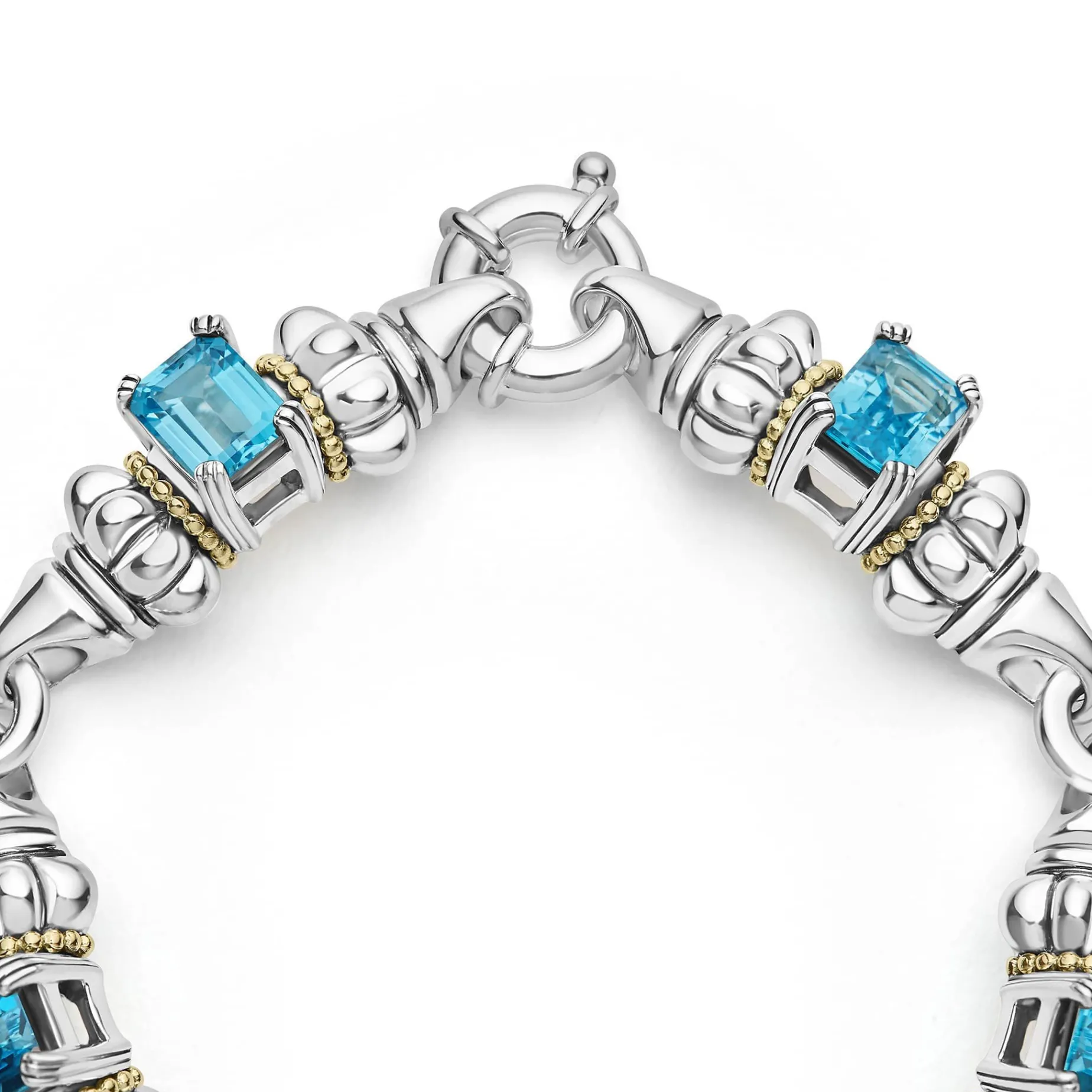 Gemstones<LAGOS Classic Swiss Blue Topaz Bracelet