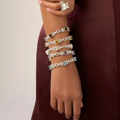 Gemstones<LAGOS Classic Swiss Blue Topaz Bracelet