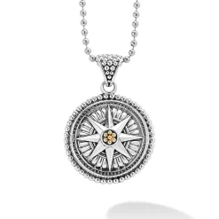 Long Necklaces<LAGOS Compass Pendant Necklace