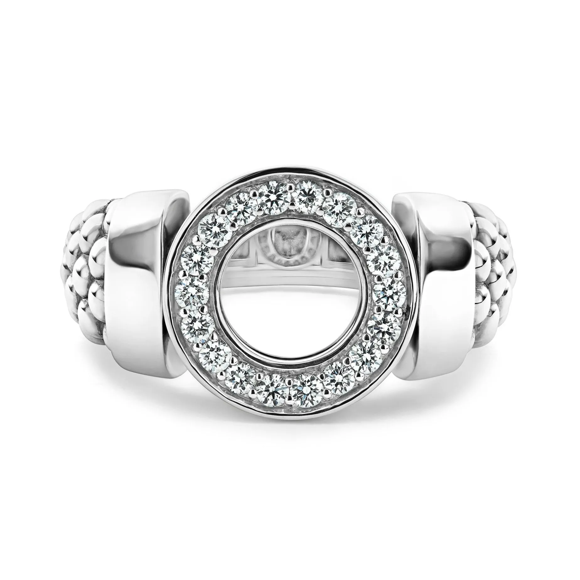 Caviar Rings<LAGOS Diamond Circle Caviar Ring