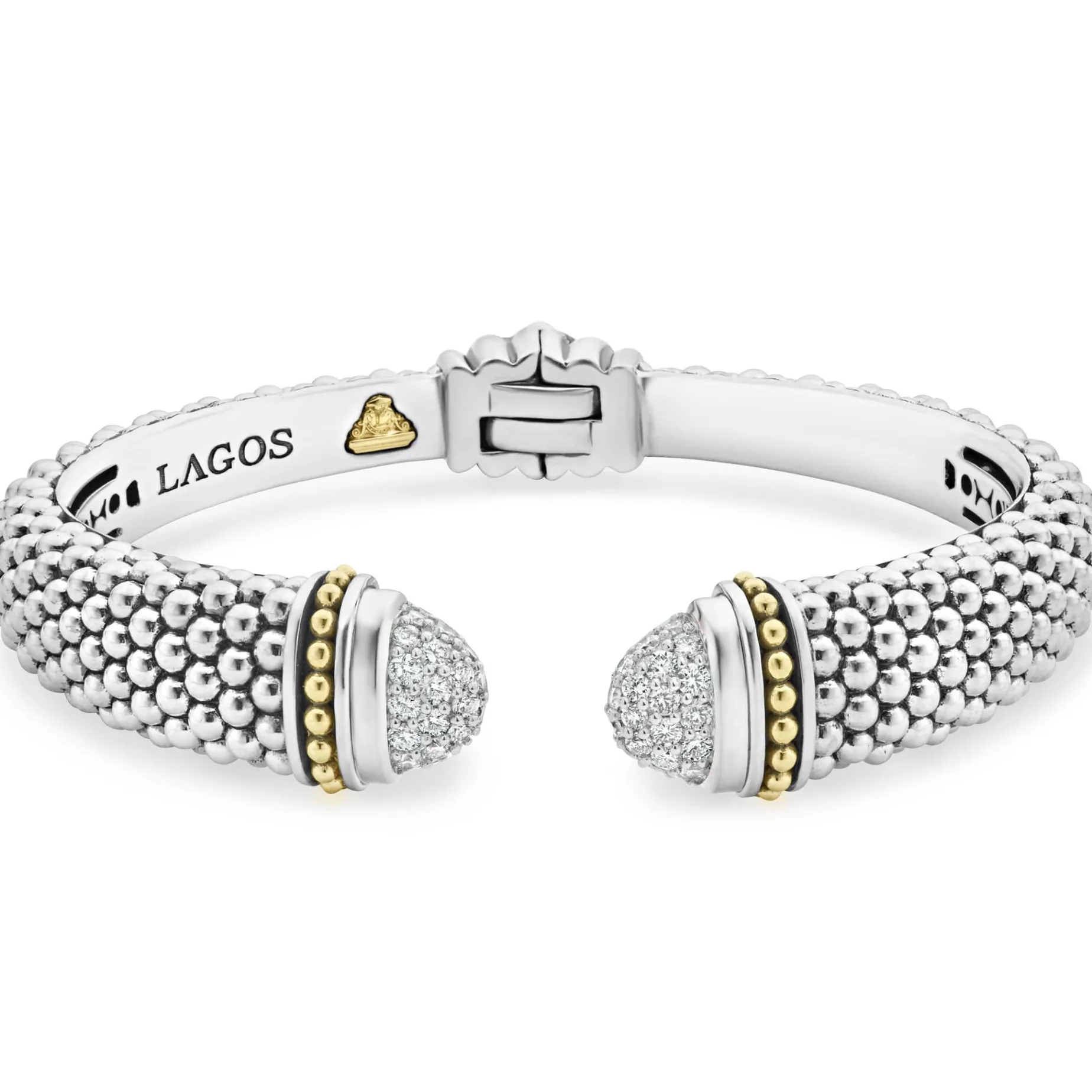 Cuffs<LAGOS Diamond Cuff Bracelet | 12Mm
