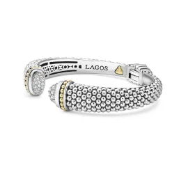 Cuffs<LAGOS Diamond Cuff Bracelet | 12Mm
