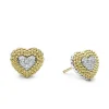 Diamonds<LAGOS Diamond Heart Stud Earrings