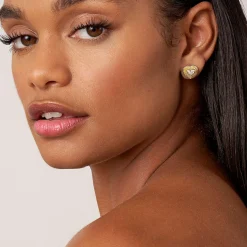 Diamonds<LAGOS Diamond Heart Stud Earrings