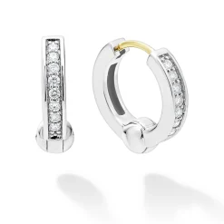 Huggie Earrings<LAGOS Diamond Huggie Earrings