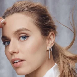 Diamonds<LAGOS Diamond Huggie Earrings