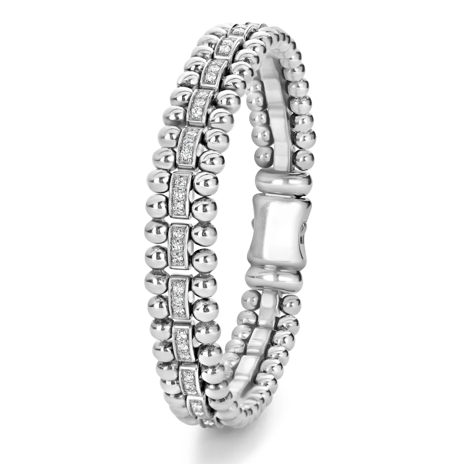Link Bracelets<LAGOS Diamond Link Bracelet | 9Mm