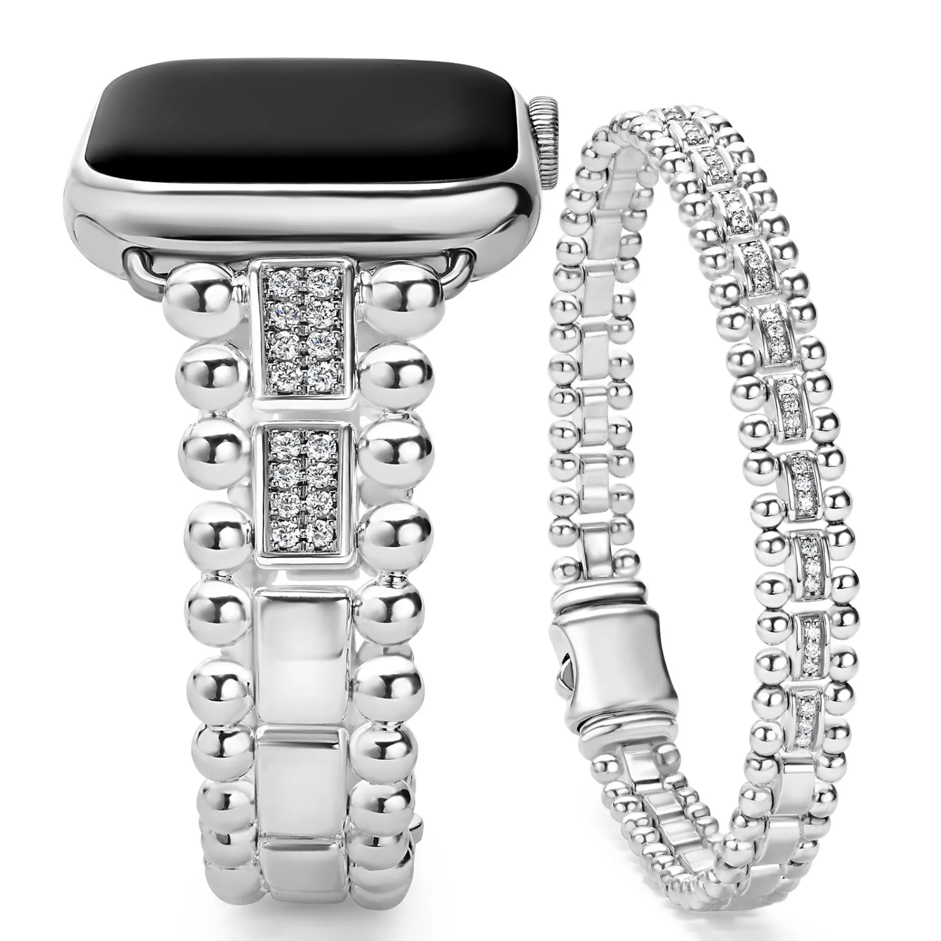 Watch Bracelets<LAGOS Diamond Link Smart Caviar Gift Set