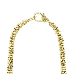 Gold<LAGOS Diamond Medium Station Caviar Necklace