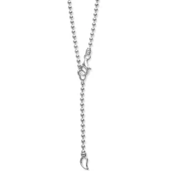 Silver<LAGOS Diamond Pendant Necklace
