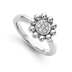 Silver<LAGOS Diamond Ring