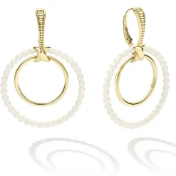 Gold<LAGOS Double Circle 18K Gold Earring Set