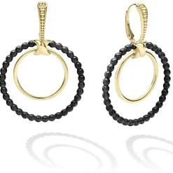 Gold<LAGOS Double Circle 18K Gold Earring Set