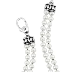 Caviar Necklaces<LAGOS Double Strand Pearl Necklace