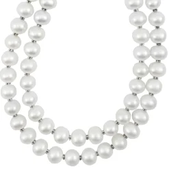 Pearl<LAGOS Double Strand Pearl Necklace