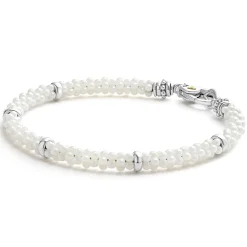 Caviar Bracelets<LAGOS Five Silver Station Ceramic Bracelet | 5Mm